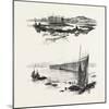 New Brunswick, Salmon Weirs, St. John Harbour, Canada, Nineteenth Century-null-Mounted Giclee Print