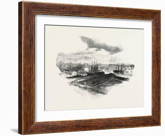 New Brunswick, St. John, from Portland, Canada, Nineteenth Century-null-Framed Giclee Print