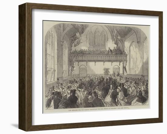 New Building for the Masonic Institution for Boys, Opened on Saturday Last-null-Framed Giclee Print