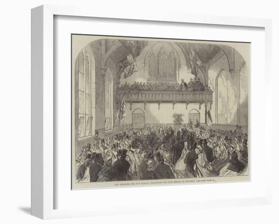 New Building for the Masonic Institution for Boys, Opened on Saturday Last-null-Framed Giclee Print