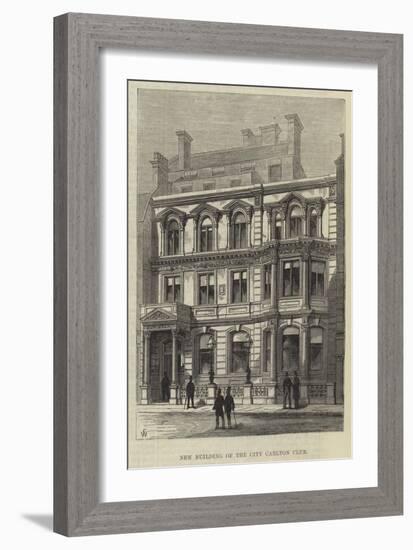 New Building of the City Carlton Club-Frank Watkins-Framed Giclee Print