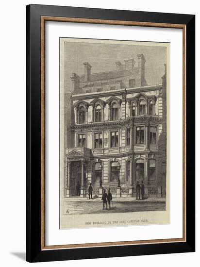 New Building of the City Carlton Club-Frank Watkins-Framed Giclee Print