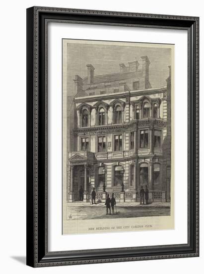 New Building of the City Carlton Club-Frank Watkins-Framed Giclee Print