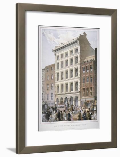 New Buildings in Cheapside (Nos 107 and 10), City of London, 1860-Robert Dudley-Framed Giclee Print