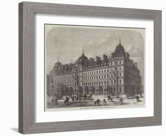 New Buildings in Grosvenor-Place-Frank Watkins-Framed Giclee Print