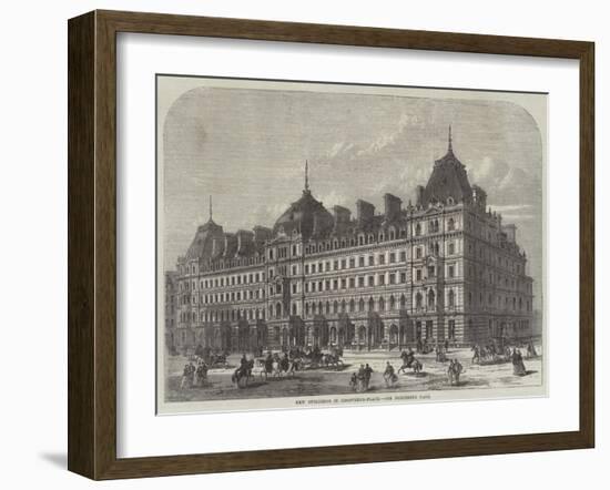 New Buildings in Grosvenor-Place-Frank Watkins-Framed Giclee Print