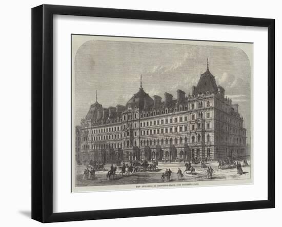 New Buildings in Grosvenor-Place-Frank Watkins-Framed Giclee Print