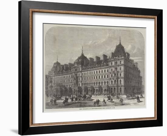 New Buildings in Grosvenor-Place-Frank Watkins-Framed Giclee Print