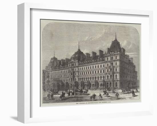New Buildings in Grosvenor-Place-Frank Watkins-Framed Giclee Print