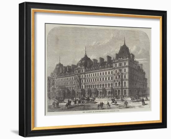 New Buildings in Grosvenor-Place-Frank Watkins-Framed Giclee Print