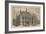 New Buildings of the City of London School: the Front on the Victoria Thames Embankment-null-Framed Giclee Print