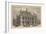 New Buildings of the City of London School: the Front on the Victoria Thames Embankment-null-Framed Giclee Print