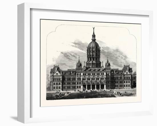 New Capitol at Hartford, Connecticut, USA-null-Framed Giclee Print