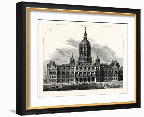 New Capitol at Hartford, Connecticut, USA-null-Framed Giclee Print