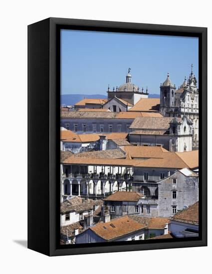 New Cathedral from the University Catwalk, Coimbra, Beira Litoral, Portugal-Christopher Rennie-Framed Premier Image Canvas