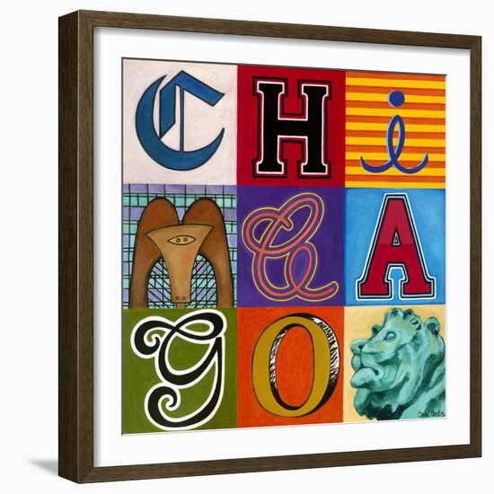 New Chicago-Carla Bank-Framed Giclee Print