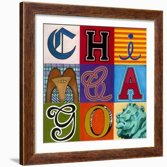 New Chicago-Carla Bank-Framed Giclee Print