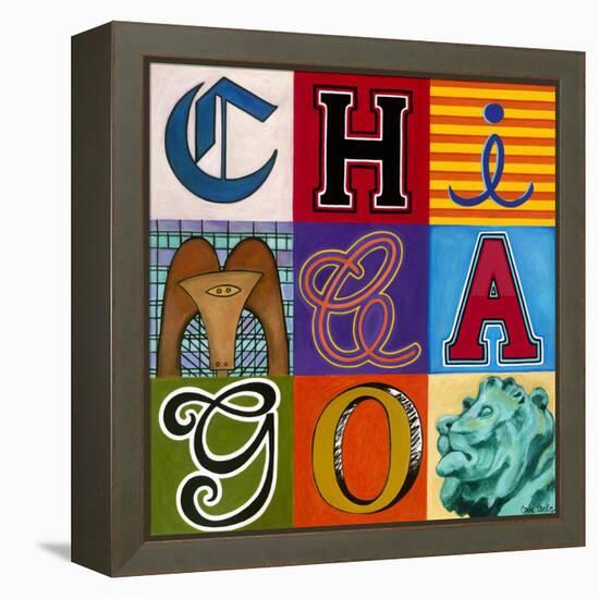 New Chicago-Carla Bank-Framed Premier Image Canvas