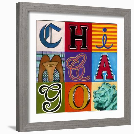 New Chicago-Carla Bank-Framed Giclee Print