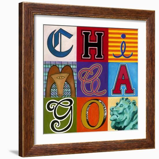 New Chicago-Carla Bank-Framed Giclee Print