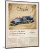 New Chrysler 75-The Modern Car-null-Mounted Art Print