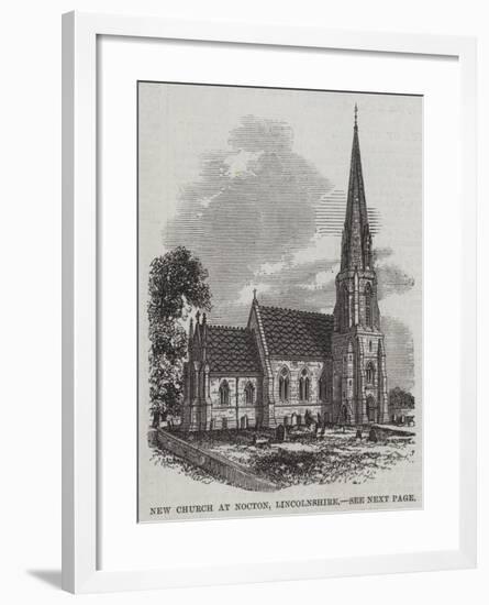 New Church at Nocton, Lincolnshire-null-Framed Giclee Print