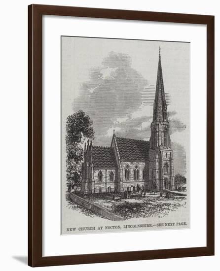 New Church at Nocton, Lincolnshire-null-Framed Giclee Print