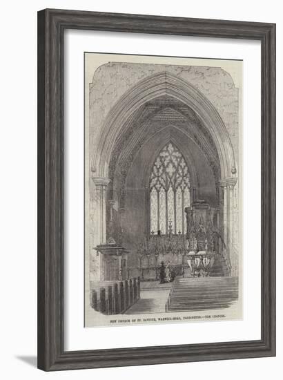 New Church of St Saviour, Warwick-Road, Paddington, the Chancel-null-Framed Giclee Print