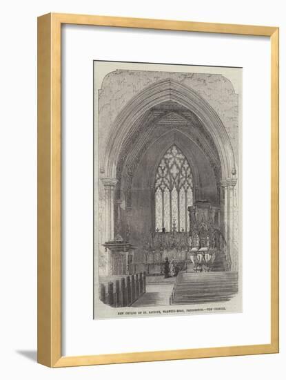 New Church of St Saviour, Warwick-Road, Paddington, the Chancel-null-Framed Giclee Print