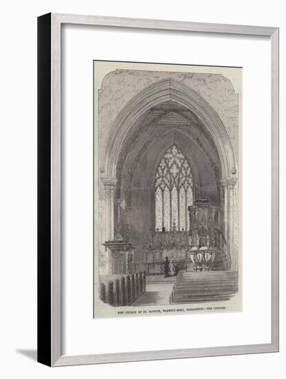 New Church of St Saviour, Warwick-Road, Paddington, the Chancel-null-Framed Giclee Print