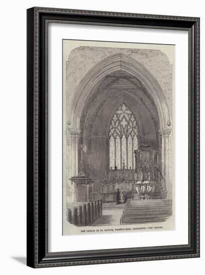 New Church of St Saviour, Warwick-Road, Paddington, the Chancel-null-Framed Giclee Print