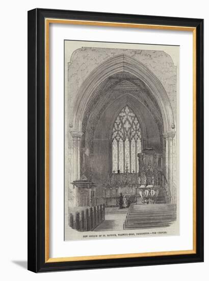 New Church of St Saviour, Warwick-Road, Paddington, the Chancel-null-Framed Giclee Print