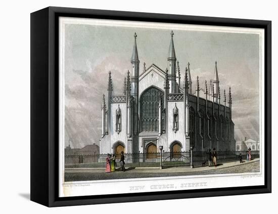 New Church, Stepney, London, 1828-William Deeble-Framed Premier Image Canvas