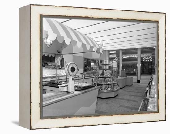 New Co-Op Central Butchers Department, Barnsley, South Yorkshire, 1957-Michael Walters-Framed Premier Image Canvas