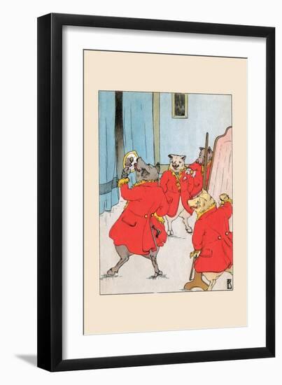 New Coats For the Pigs-Frances Beem-Framed Art Print