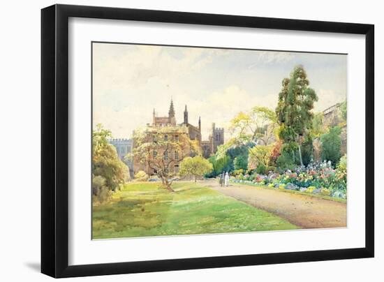 New College Border, 1918-William Matthison-Framed Giclee Print