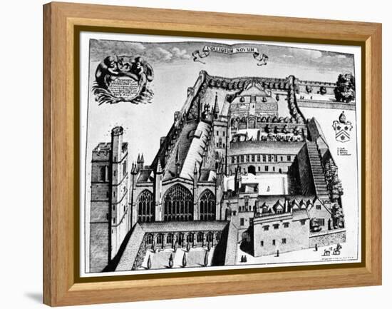 New College by David Loggan-David Loggan-Framed Premier Image Canvas