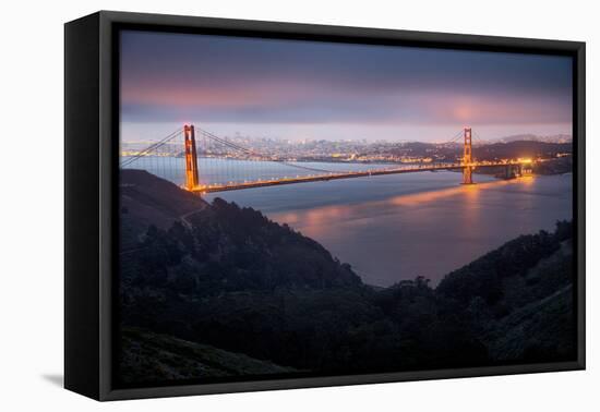New Day at Golden Gate Bridge, San Francisco-Vincent James-Framed Premier Image Canvas