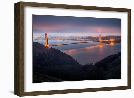 New Day at Golden Gate Bridge, San Francisco-Vincent James-Framed Photographic Print