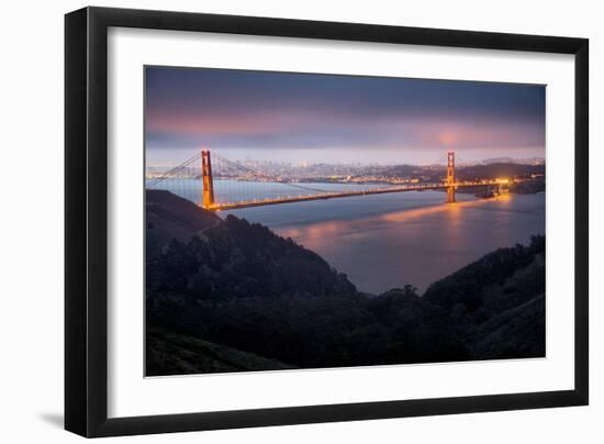 New Day at Golden Gate Bridge, San Francisco-Vincent James-Framed Photographic Print