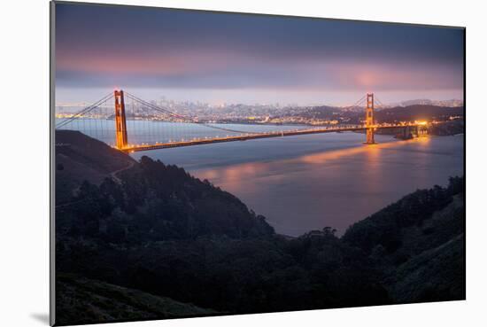 New Day at Golden Gate Bridge, San Francisco-Vincent James-Mounted Photographic Print