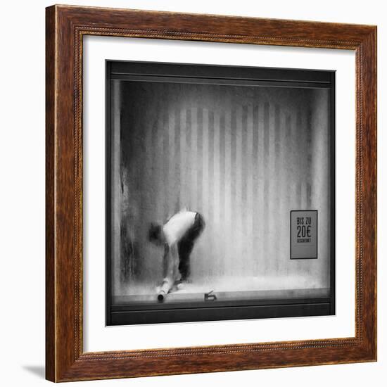 New Deco-Roswitha Schleicher-Schwarz-Framed Photographic Print