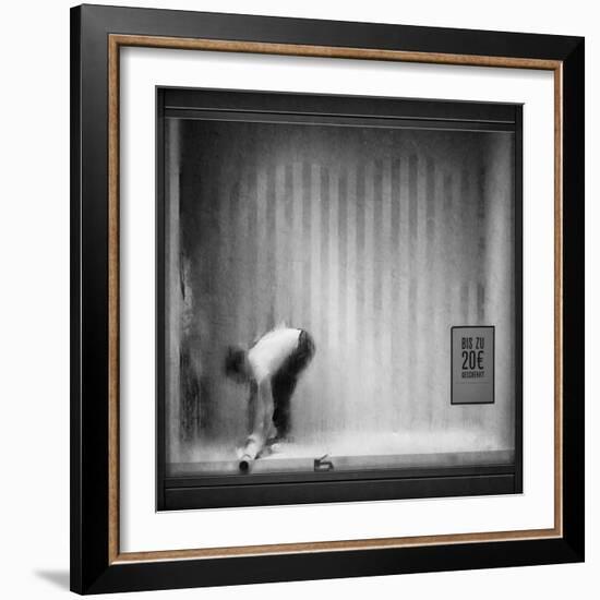 New Deco-Roswitha Schleicher-Schwarz-Framed Photographic Print