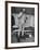 New Draftee Standing in His Long Underwear in Barracks at US Army Post-null-Framed Photographic Print