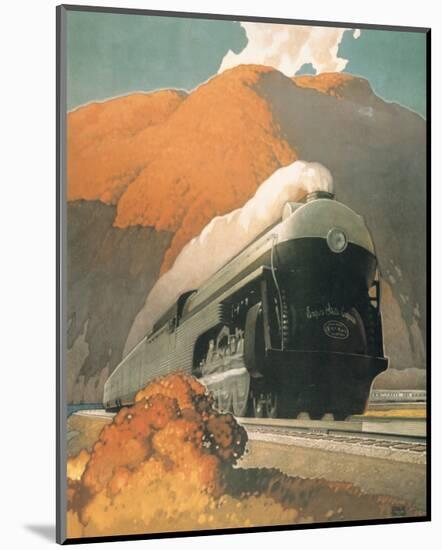 New Empire State Express-null-Mounted Premium Giclee Print