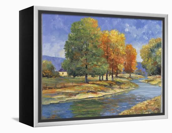 New England Autumn-John Zaccheo-Framed Premier Image Canvas