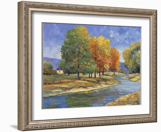 New England Autumn-John Zaccheo-Framed Giclee Print