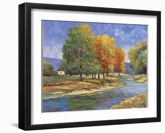 New England Autumn-John Zaccheo-Framed Giclee Print