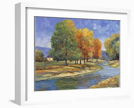 New England Autumn-John Zaccheo-Framed Giclee Print