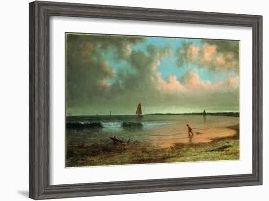 New England Coastal Scene-Martin Johnson Heade-Framed Giclee Print